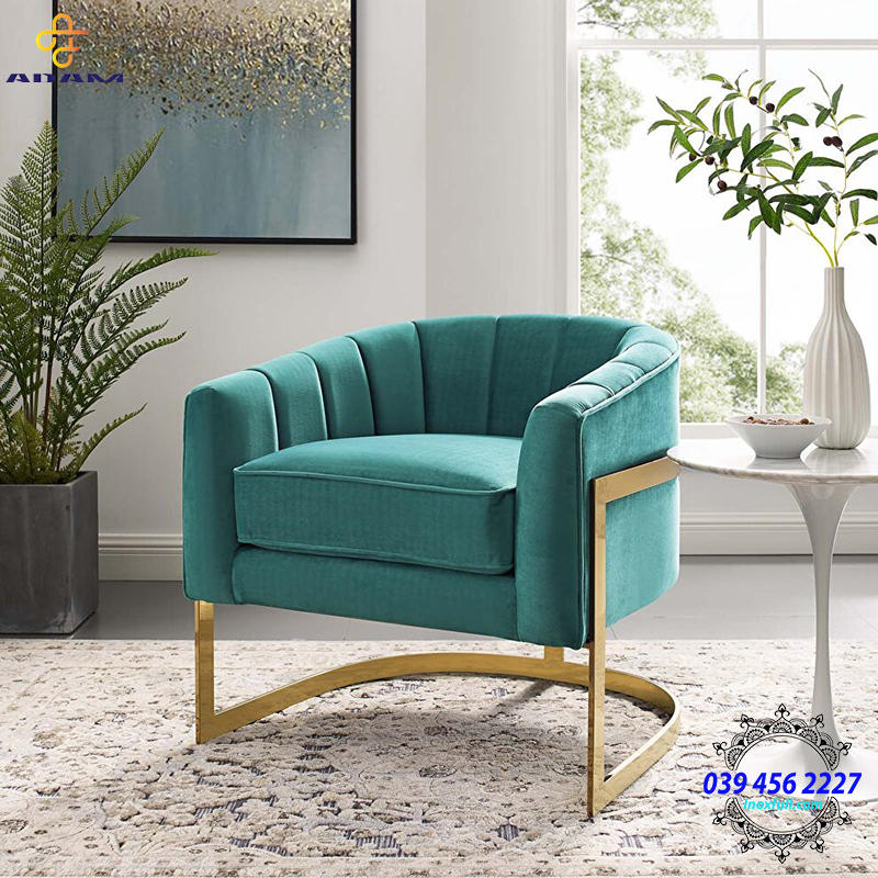 50+ GHẾ SOFA INOX MẠ VÀNG ĐA DẠNG VẬT LIỆU MỚI LẠ 2023